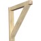 Ekena Millwork Traditional Craftsman Rough Sawn Outlooker, Douglas Fir, 6"W x 38"D x 38"H OUT06X38X38TRA04RDF - alternate 1